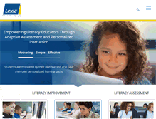 Tablet Screenshot of lexialearning.com